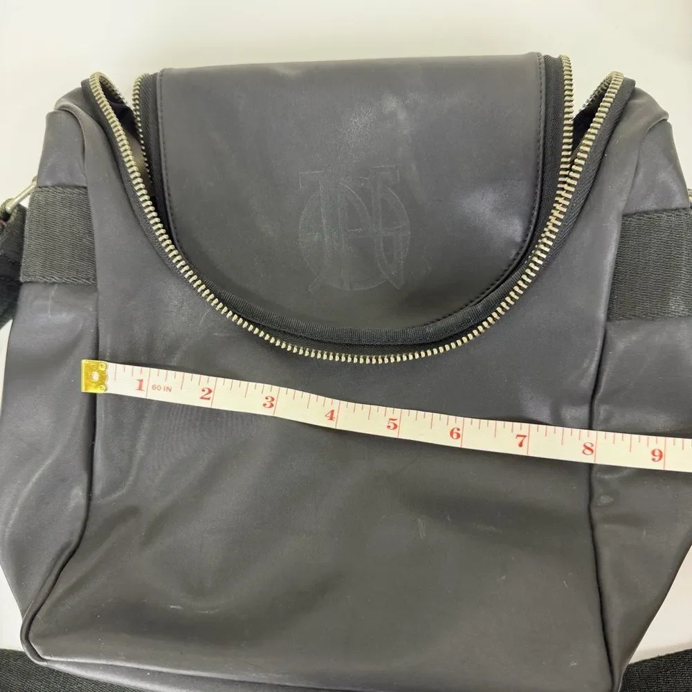 Jean Paul Gaultier Y2K Black Nylon Crossbody Utility Core Bag